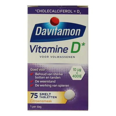 Davitamon Vitamine D Volwassenen Smelttablet bij Vitatheek