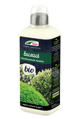 DCM Vloeibare Meststof Buxus & Bladhoudende heesters - Siertuinmeststof bij Welkoop