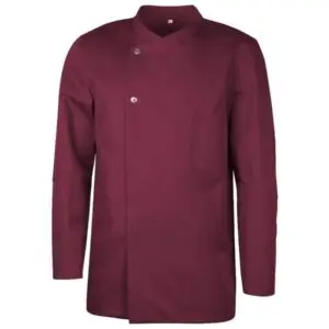 De Berkel BALDER-Heren koksbuis +stretch+borstzak smokeberry bij DC Vakkleding