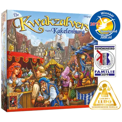 De Kwakzalvers van Kakelenburg – Bordspel bij Card Forge