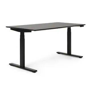 Deasc. Zit sta bureau Flow Fenix Black bij Bureaustoelexpress
