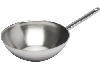 Demeyere Apollo 7 Wok 30 cm - vlakke bodem bij Kookshop de Pepermolen