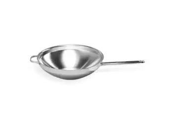 Demeyere Apollo 7 Wok 36 cm - vlakke bodem bij Kookshop de Pepermolen
