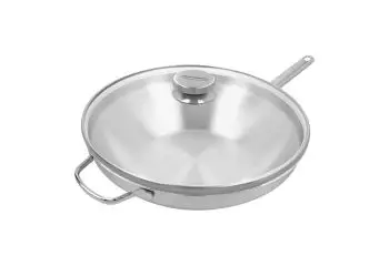 DEMEYERE - APOLLO WOK 32CM MET GRATIS GLASDEKSEL bij Kookshop de Pepermolen