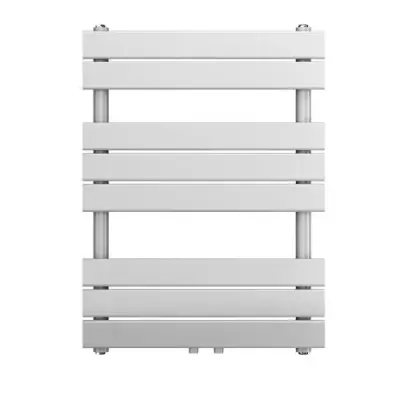 Designradiator Ella 80x60cm mat wit 468W midden aansluiting bij Voordelig Design Sanitair