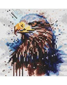 Diamond painting kit - 20x20 cm - zeearend bij Pipoos