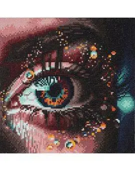 Diamond painting kit - 30x30 cm - oog bij Pipoos