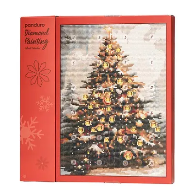 Diamond painting kit - 30x40 cm - adventskalender bij Pipoos