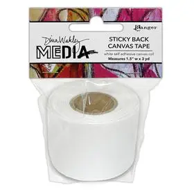 Dina Wakley sticky back canvas tape bij Hobbyshop-online