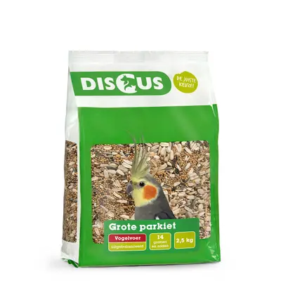 Discus Grote Parkieten Vogelvoer 2,5 kg bij Discus