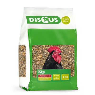 Discus Scharrelmix Vogelvoer Kip 5kg bij Discus