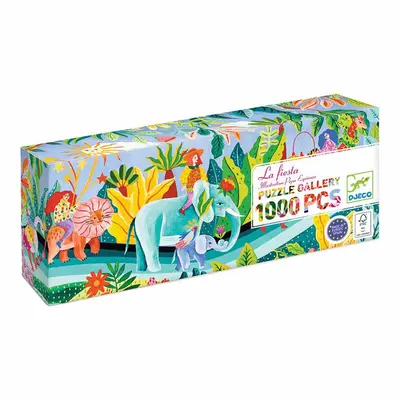 djeco puzzel la fiesta - 1000st bij ilovespeelgoed