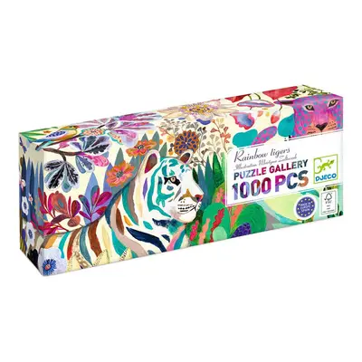 djeco puzzel regenboog tijgers (1000st) bij ilovespeelgoed
