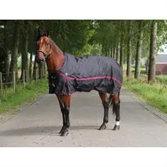 DKR SPORTS REGENDEKEN LUXE MET FLEECE Zwart bij De Kroo Ruitersport