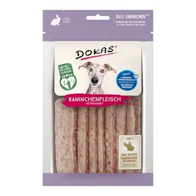 Dokas Vleessnack met Konijn Voordeelpakket: 6 x 70 g bij Bitiba