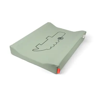 Done by Deer Aankleedkussen Easy Wipe Croco Green bij Babywinkel.nl