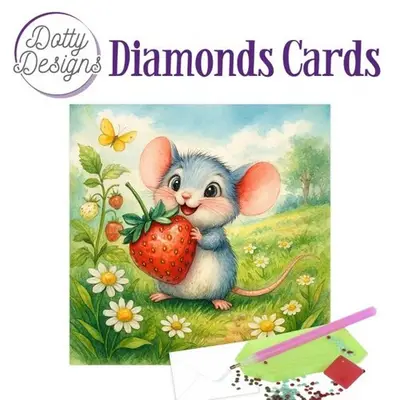 Dotty Designs Diamond Painting Kaart Muis bij Art en Hobby