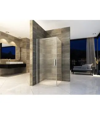Douchecabine Azura 90x90x190cm Helderglas nano-coating anti-kalk 6mm Veiligheidsglas bij Sani4Comfort