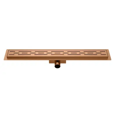 Douchedrain Douchegoot Best Design Zenia Line Series Duarte met flens 70 cm Desert Brown SaniSupreme bij SaniSupreme