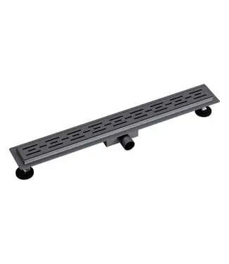 Douchegoot Aloni Gunmetal 80x7cm compleet bij Sani4Comfort