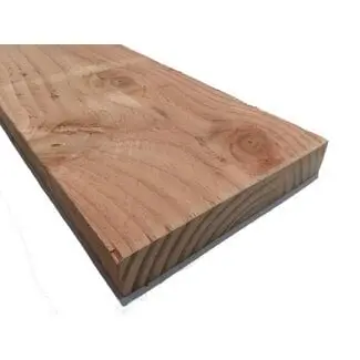 Douglas Steigerplank 32x200mm Fijnbezaagd | Steigerhout | Douglas Hout bij Houthandel van Gelder