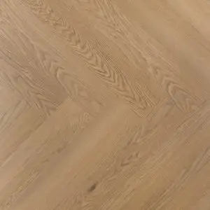 Douwes Dekker 10839 Kers Nieuwe Oogst Ultra Mat EIR 4V Rigid Klik Visgraat PVC Vloer - 6/0.55 x 145.3 x 742.9mm - 1.293m2 - met geïntegreerde ondervloer bij Kwaliteitparket