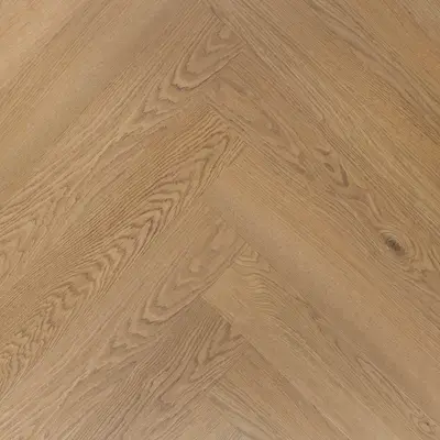 Douwes Dekker Perzik | Visgraat Plak PVC Dryback bij VloerOnline