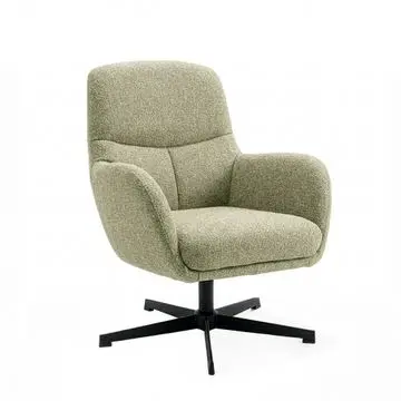 Draaifauteuil Laag Coco Groen bij Woonexpress