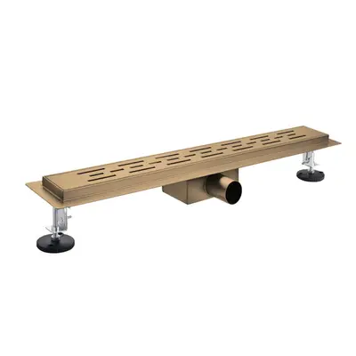 Dravessa douchegoot 60 cm compleet bruin brons SaniSupreme bij SaniSupreme