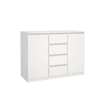 Dressoir Luna Wit - 121x91x50 cm bij Woonexpress