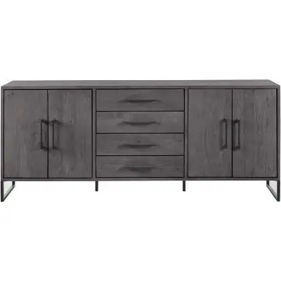 Dressoir Piastra188 cm zwart bij Pronto Wonen