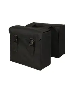 Dubbele fietstas Greenlands 34 liter 37 x 33 x 14cm (2x) - zwart / zwart bij Fietsonderdeel.com
