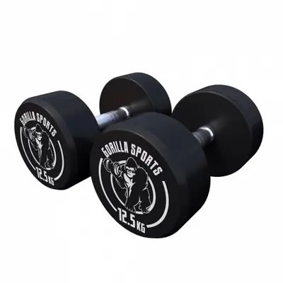 Dumbbell set 25 kg - 2 x 12,5 kg bij Gorilla Sports