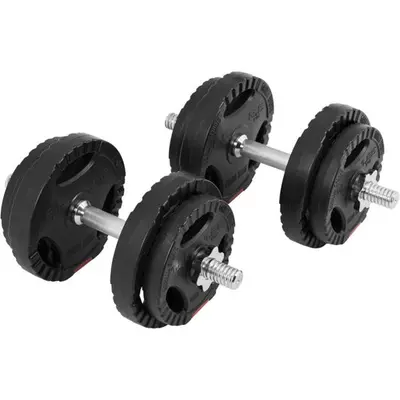 Dumbbellset 20 kg Gripper Kunststof bij Gorilla Sports