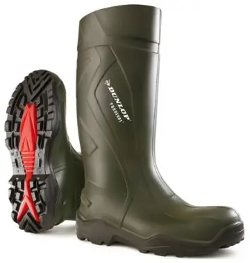 Dunlop C762933 Purofort+ knielaars S5 groen bij CDM Bedrijfskleding