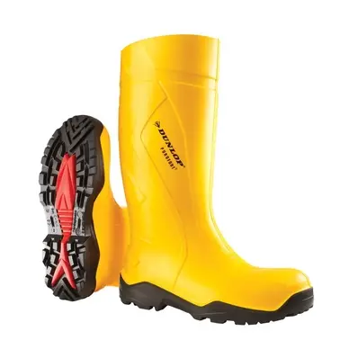Dunlop Purofort+ Werklaars Geel S5 bij Veiligheidsschoenen Expert