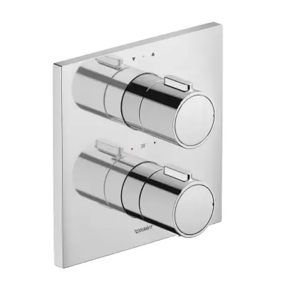 Duravit - Inbouw thermostaatkraan voor 2 functies, met inbouwdeel, chroom TH4200007010IIJ1 bij Sanitino