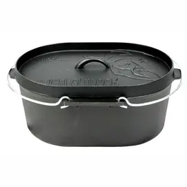 Dutch Oven Valhal Outdoor Met Grill Deksel Ovaal 9 L bij Kookexpert
