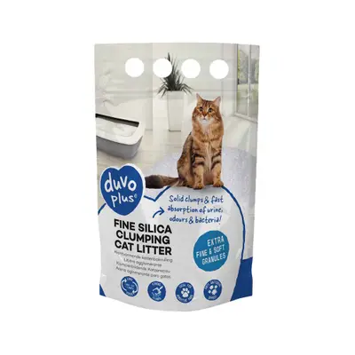 Duvo+ Premium Fijne Silica Kattenbakvulling - Klontvormend bij Medpets