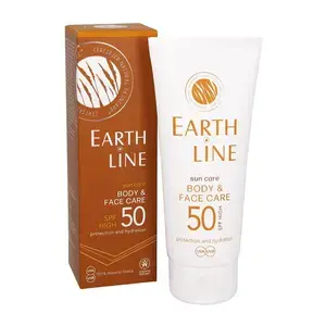 Earth-Line Sun Body & Face Care SPF50 BIO bij Natuurlijk Zuiver