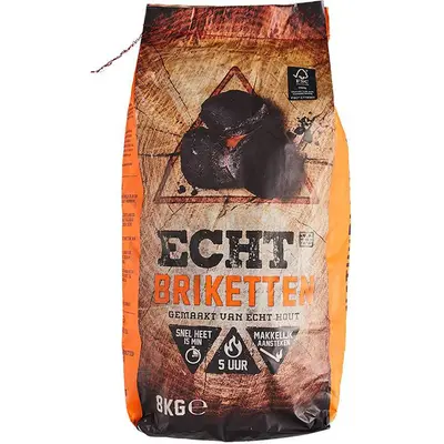 ECHT FSC Briketten 8 kg bij Vuur & Rook