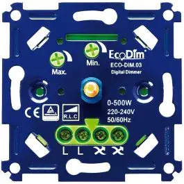 EcoDim.03 LED Dimmer Universeel 0-500W (RLC) bij Lampdirect