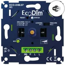 EcoDim.07 LED Dimmer Wifi Druk/Draai 0-250W (RLC) bij Lampdirect