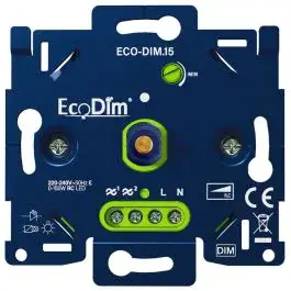 EcoDim.15 LED Dimmer Universeel 0-150W (RLC) bij Lampdirect