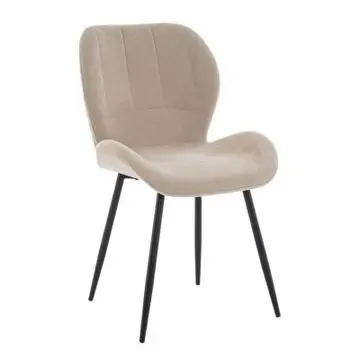 Eetkamerstoel Flor Beige bij Woonexpress