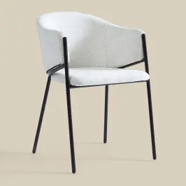 Eetkamerstoel met ronde rugleuning bij LUMZ