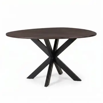 Eettafel Aalborg Chocoladebruin - 140x120 cm bij Woonexpress