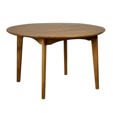 Eettafel Lerma Bruin - Ø 130 cm bij Woonexpress