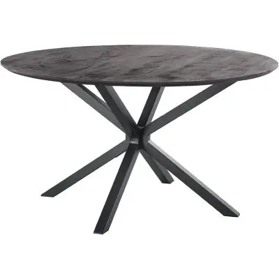 Eettafel Piastra140 rond zwart bij Pronto Wonen