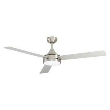 EGLO Sesimbra 35081 | Plafondventilator 132CM Nikkel/Zilver | Inclusief 20W LED Lamp bij Verlichting.nl